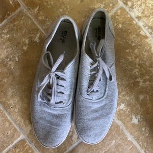 Grey KEDS-style sneakers 👟